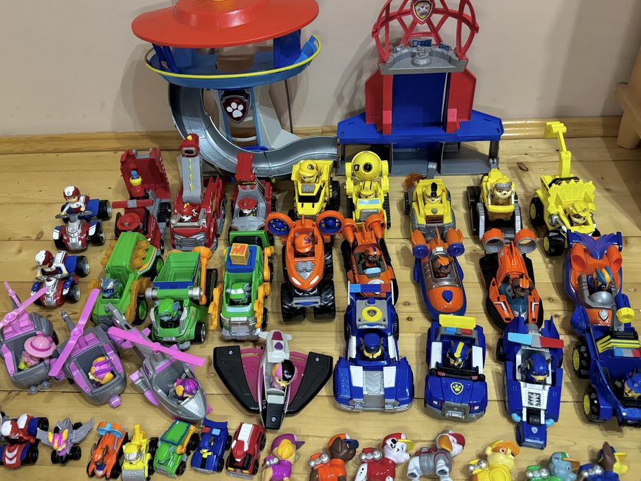 Щенячий патруль фігурки з машинками всі герої