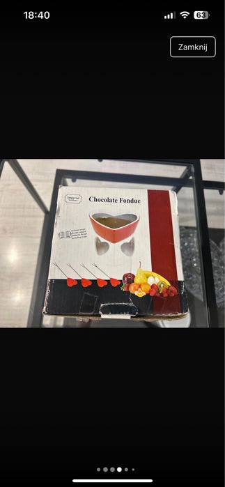 Zestaw do czekoladowego fondue