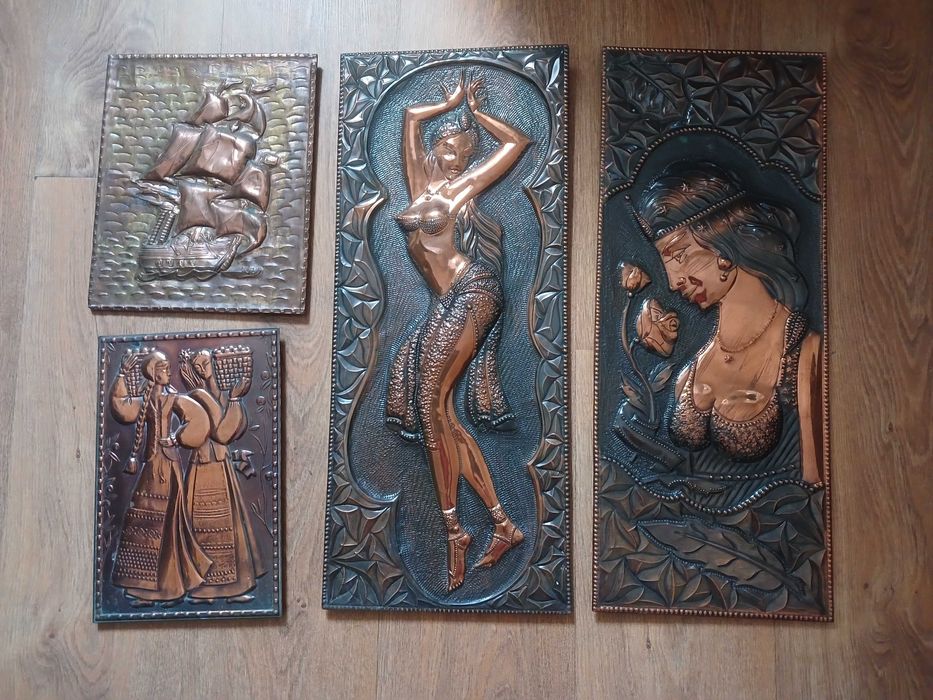 Медные  чеканки   ссср