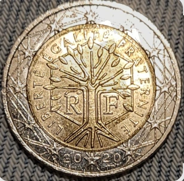 Moeda 2€, França 2020