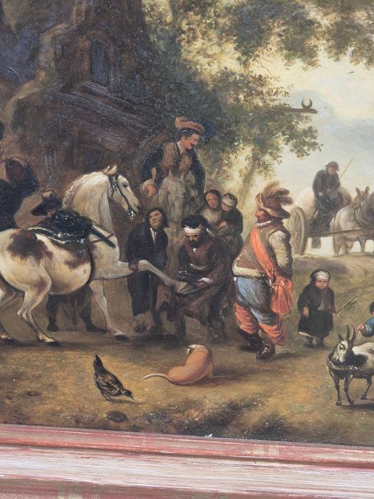 obraz nieznany artysta  Motyw wiejski