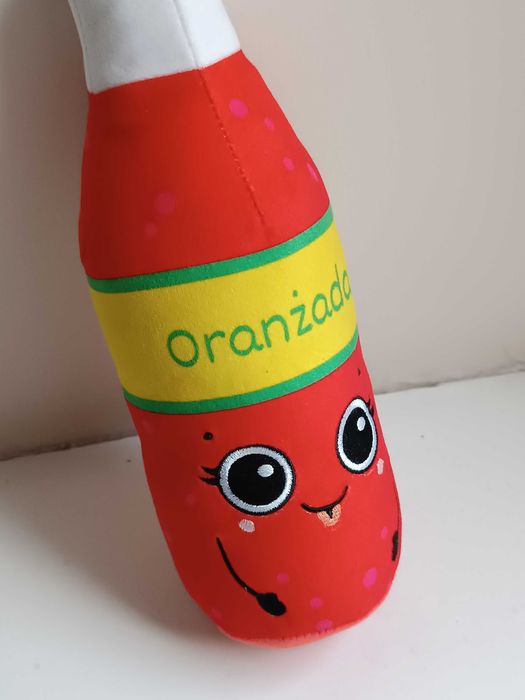 Oranżada Gang Mocniaków z Biedronki maskotka przytulanka Biedronka hit