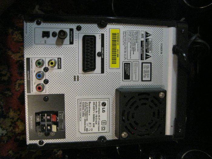 DVD микро HiFi система LG модель № FB-D163X