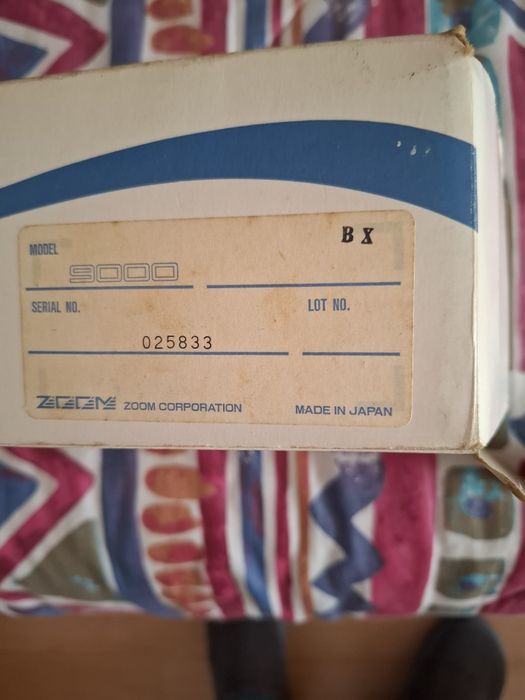 Processador de efeitos para guitarra Zoom 9000 Made in Japão