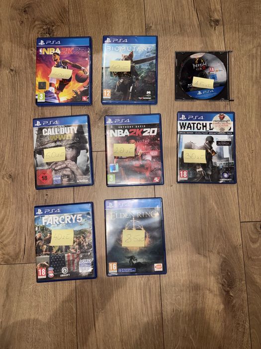 Gry ps4 elden ring far cry watch dogs nba nioh biomutant
