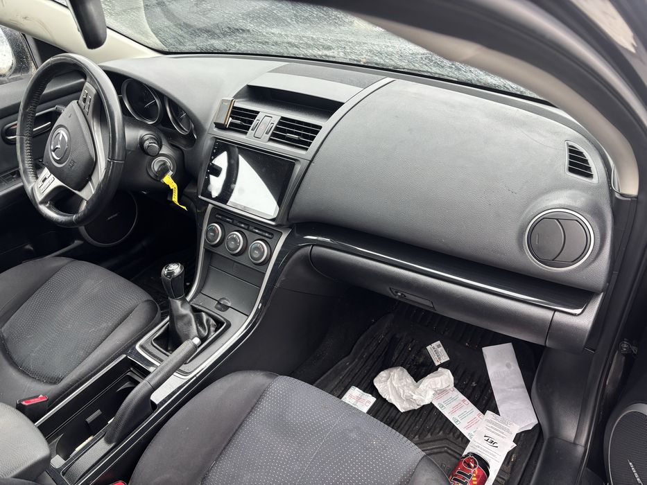 Mazda 6 GH Konsola Pulpit Kokpit Deska Rozdzielcza Poduszki Pasy