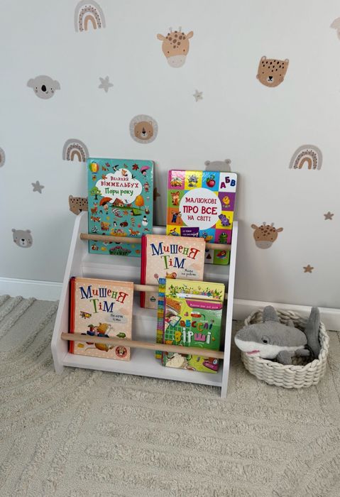 Детский стеллаж шкаф полка этажерка для игрушек стелаж полиця етажерка
