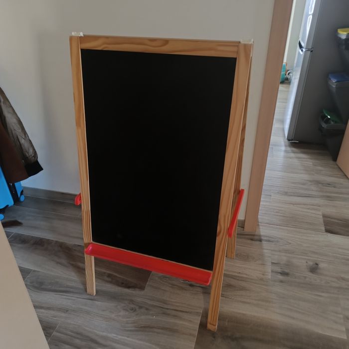 Quadro Infantil IKEA Dupla Face Madeira