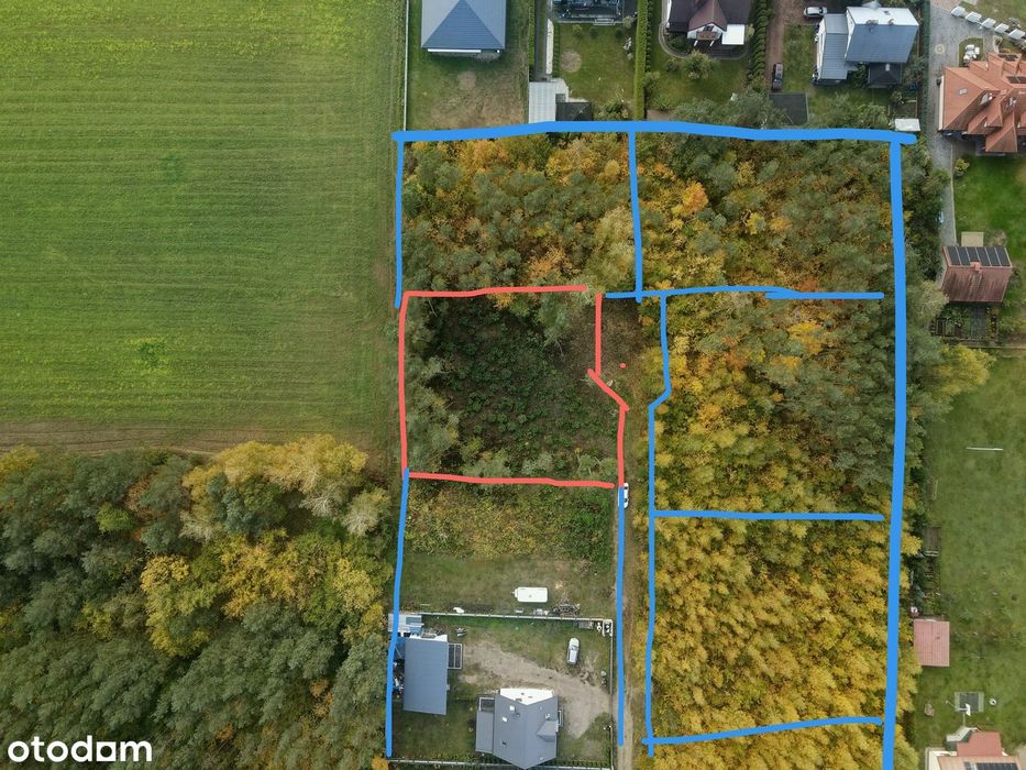 Działka w Ostrowi Mazowieckiej 1119m² MPZP (pozwolenie na budowę) - Widok 2
