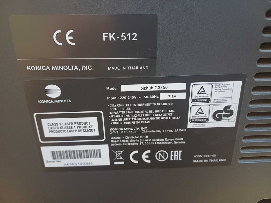 Konica Minolta C3350 – sprawna, po konserwacji