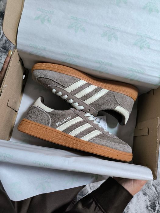 36-45 Кросівки Adidas Spezial Brown адідас коричневі легкі