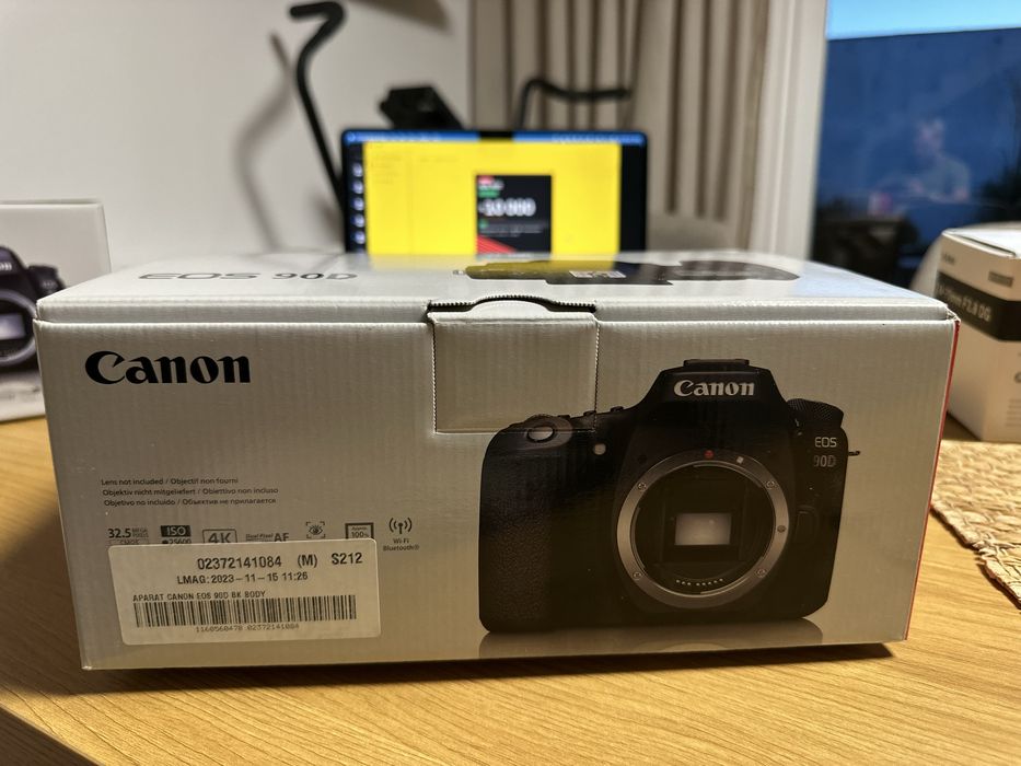 Canon EOS 90D body | Stan idealny | Przebieg poniżej 10 tys. zdjęć