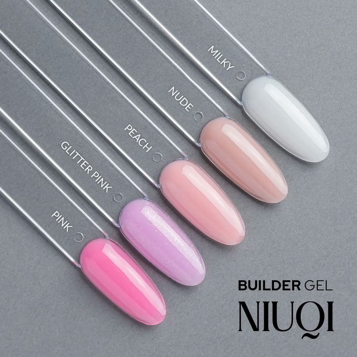 Builder Gel NIUQI hybrydowy żel do paznokci w buteleczce