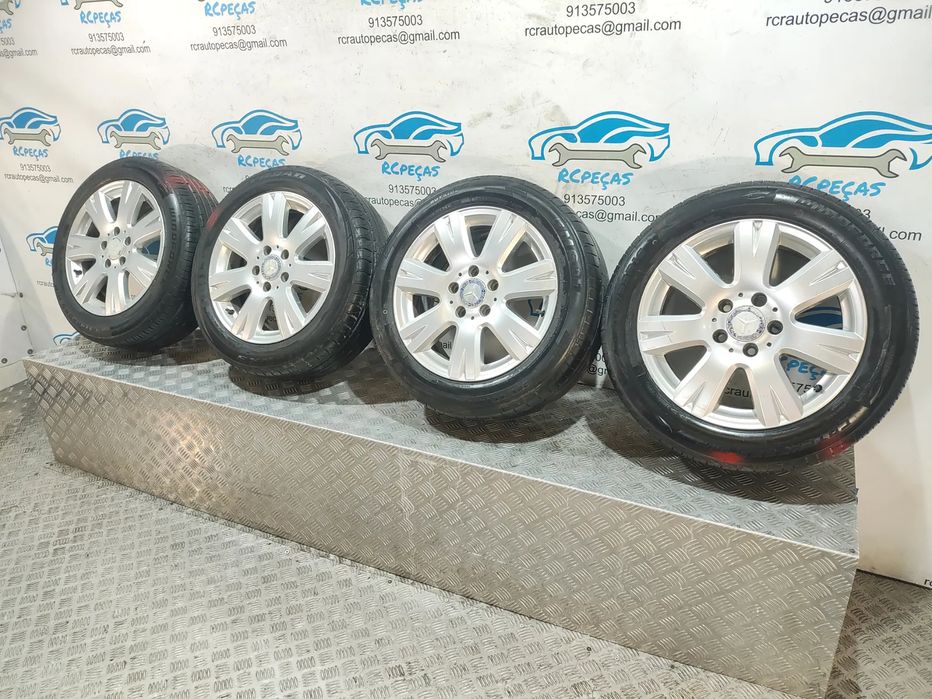 Conjunto Jantes 16 Originais Mercedes Benz Class C W204 7J ET43 5x112