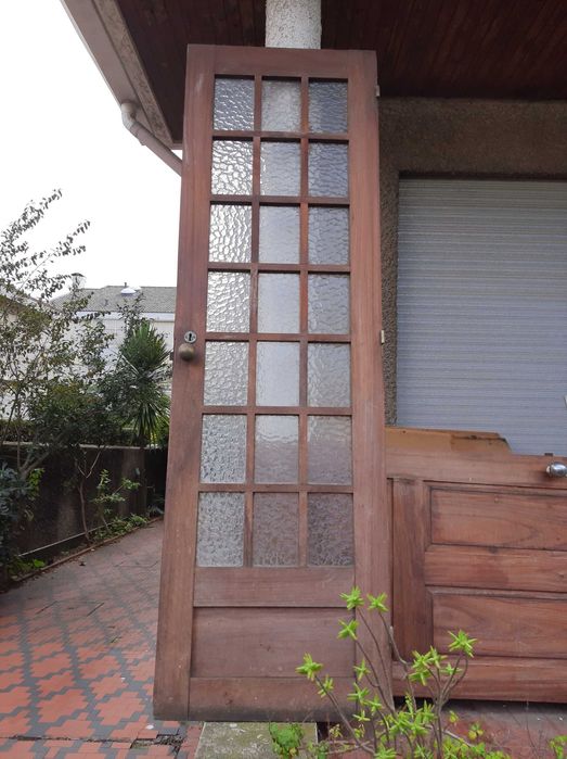 Porta interior com vidro