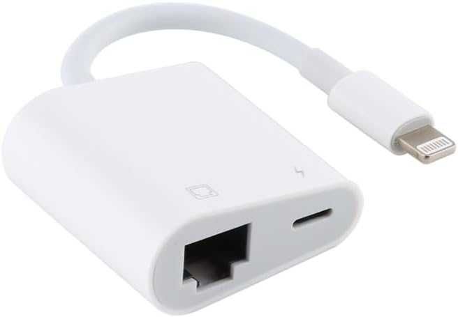 Adapter Przejściówka Kabel Lightning Ethernet Rj45 LAN iPhone iPad