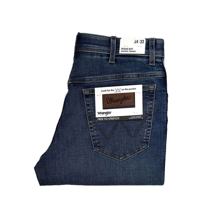 Spodnie męskie jeansy Wrangler Texas 821 Rouge W34 L32
