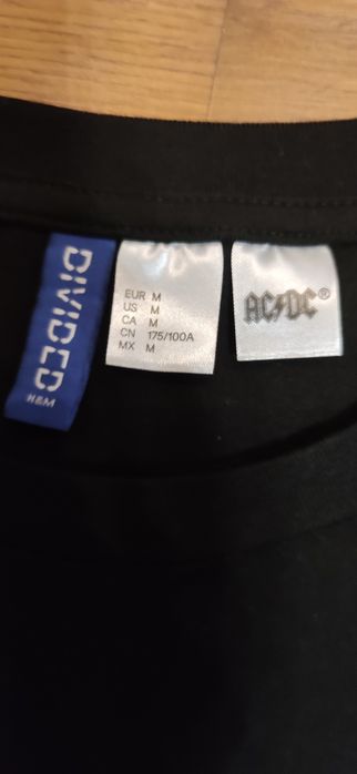 AC/DC M (nowa licencjonowana koszulka)