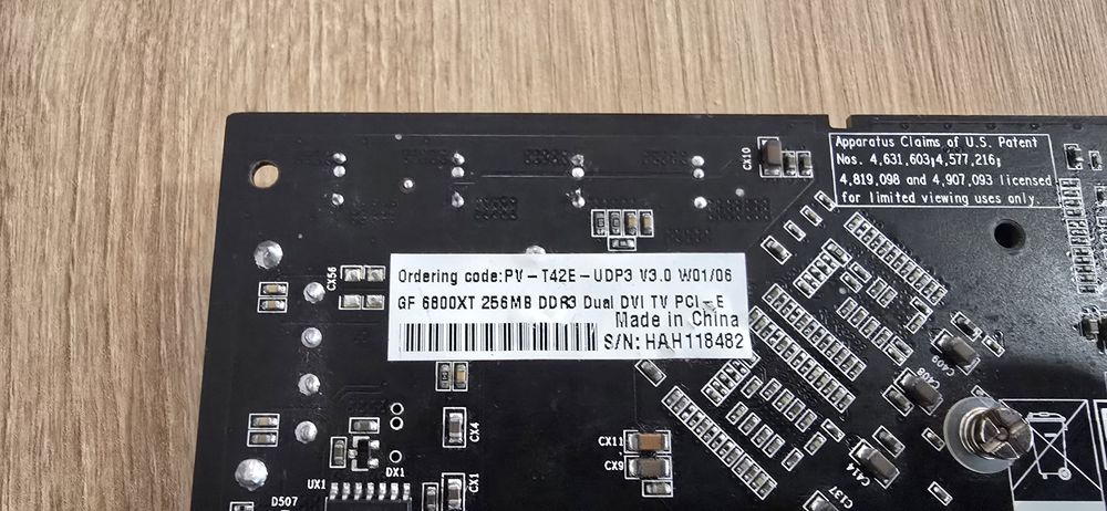 GeForce 6800 XT 256MB retro