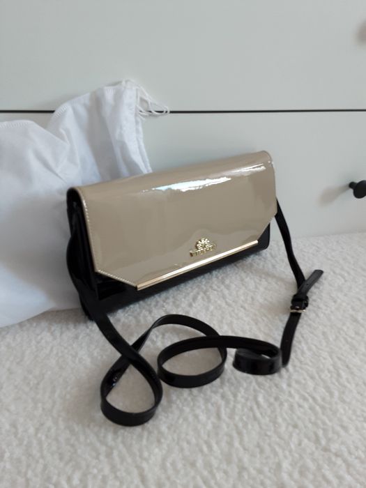 Torebka Wittcheen NOWA Kopertówka Cudna! Czarna Prezent Święta