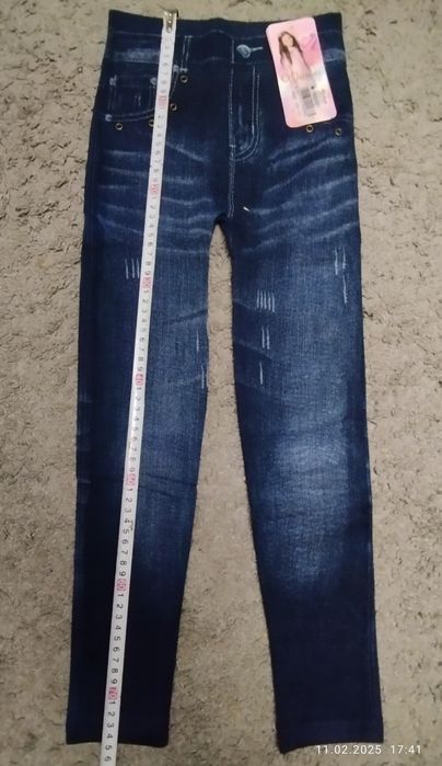 Утеплені лосіни для дівчинки, для двійні