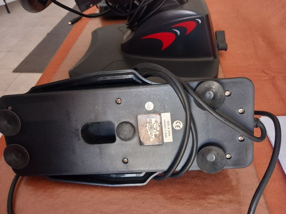 Volante McLaren p/ PS1/PS2 com Pedais e Manete - Testado e a Funciona