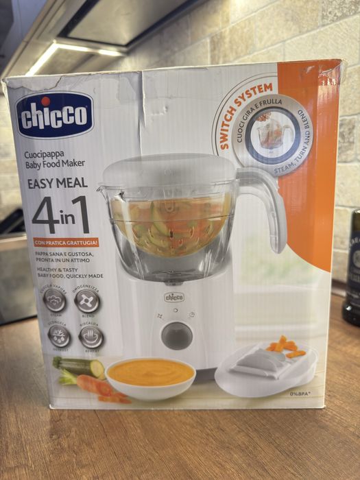 Пароварка блендер Chicco Easy meal 4 в 1 НОВА!