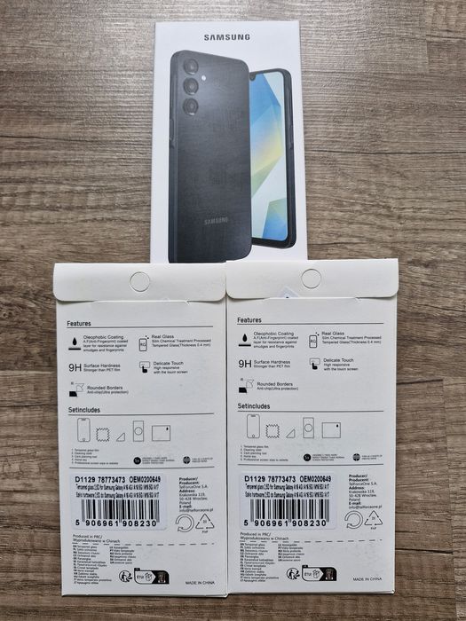 Samsung Galaxy A16 4G/128GB  Black + 2 x Szkło Hartowane