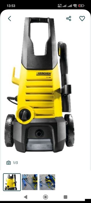 Máquina de alta pressão kacher