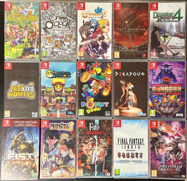 JOGOS Nintendo Switch (Novos/Selados) | Portes Grátis | Ler Descrição↓