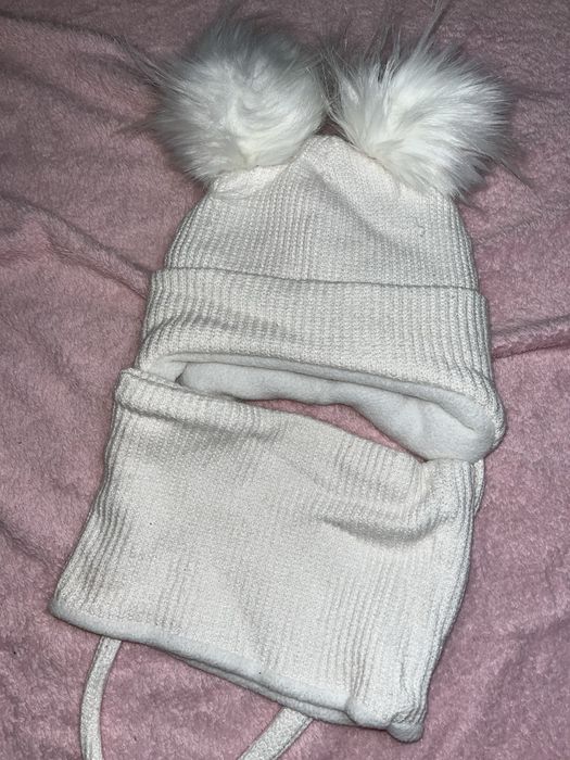 Зимова шапка з хомутом (50см)