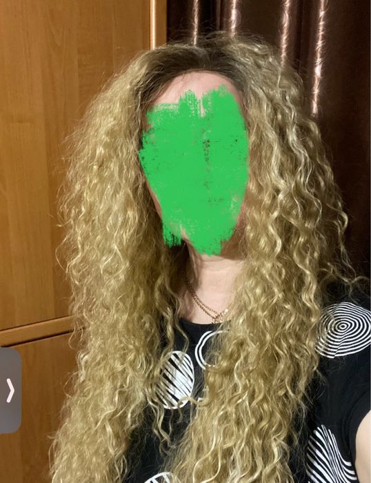 Шикарный новый афро русый парик