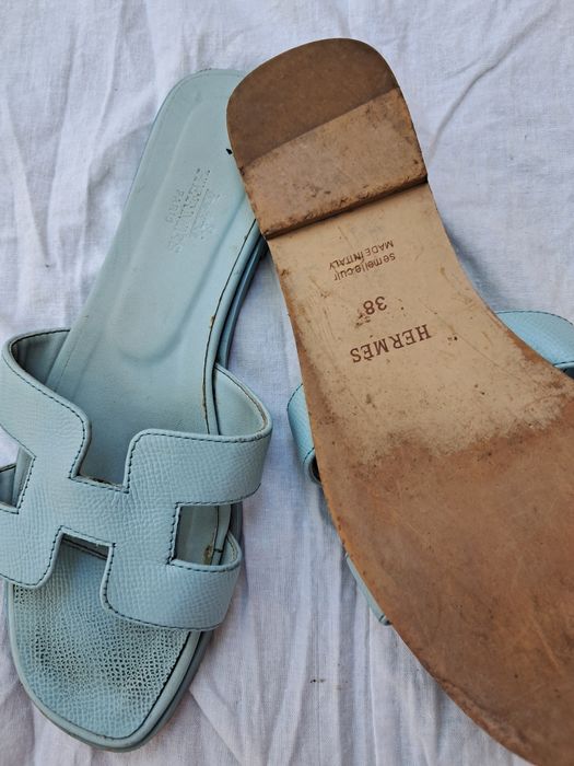 Шлепки HERMES 38 розмір