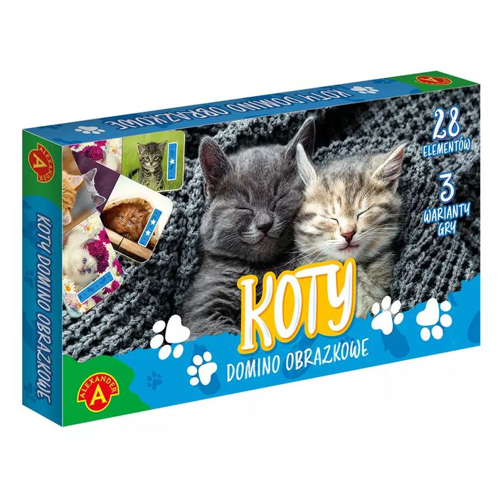 DOMINO OBRAZKOWE - KOTY. Alexander. Nowy Produkt