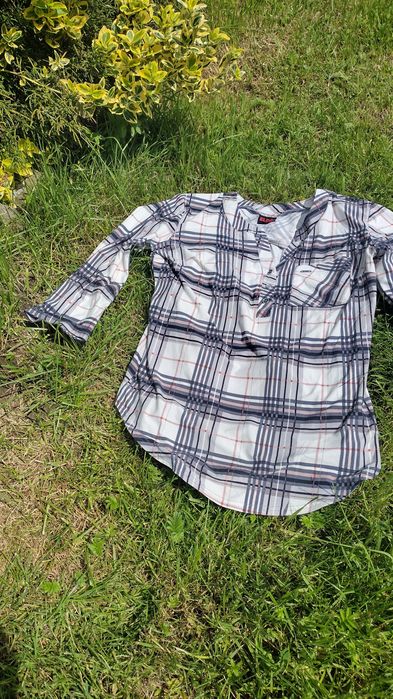 Bluzka damska w kratkę 40