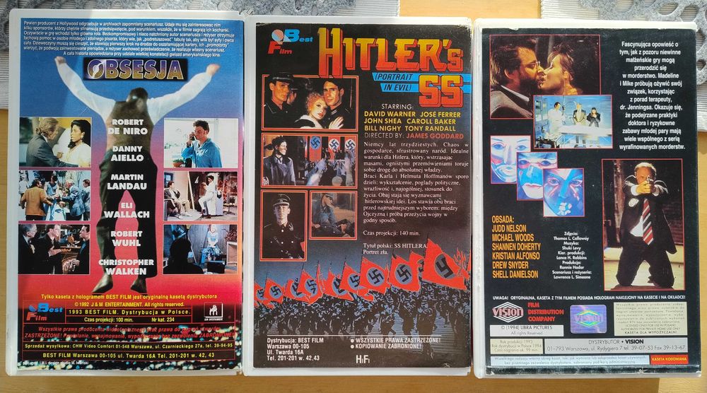 Kasety vhs z filmami