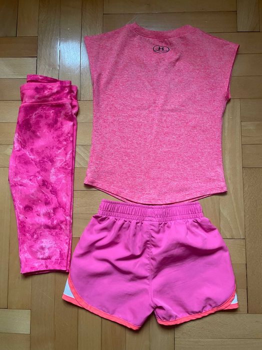 Under Armour 3szt. Koszulka Szorty Leginsy rozm.104