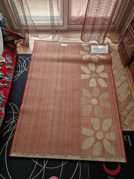 Tapete Floral Vermelho 167cm×118cm