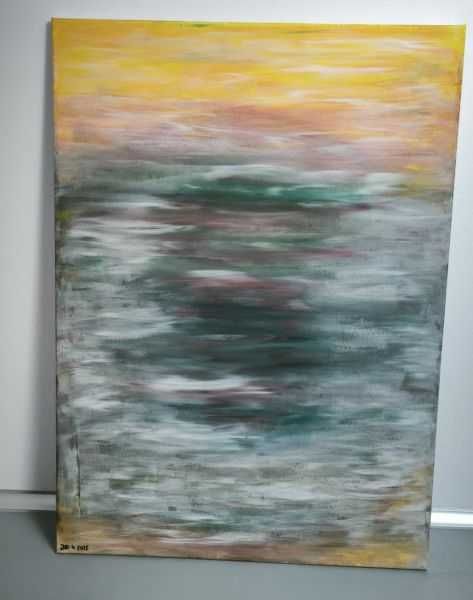 Obraz malowany na płótnie abstrakcja 70x50