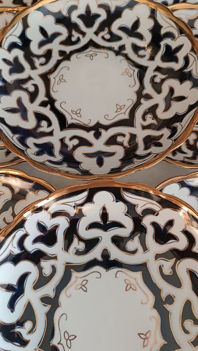 Тарелки в узбекском дизайне