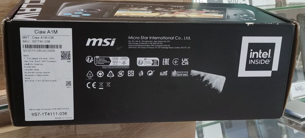 Przenośna konsola MSI Claw A1M-036 od Halogsm Zgierz.