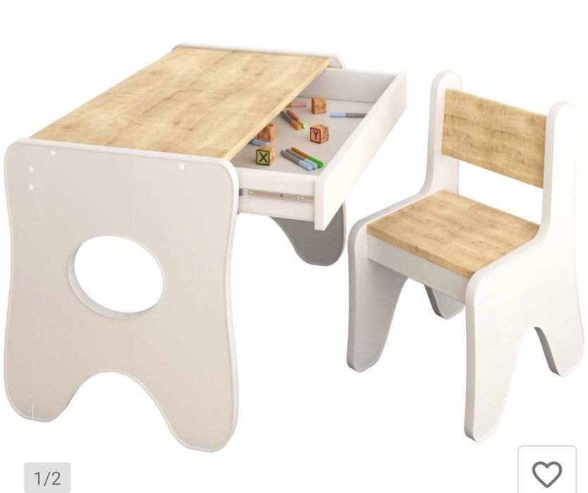 Stolik i krzesło dla dziecka, wymiary