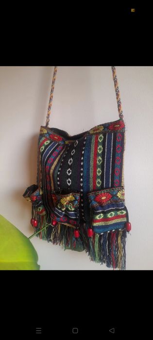 Torba na ramię tkana etno/orient/indie/boho