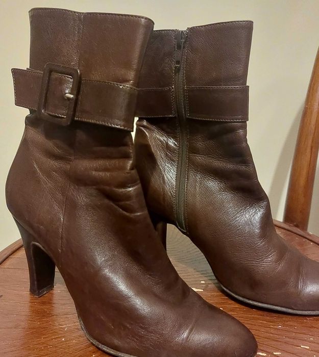 świetne skórkowe botki na wiosnę