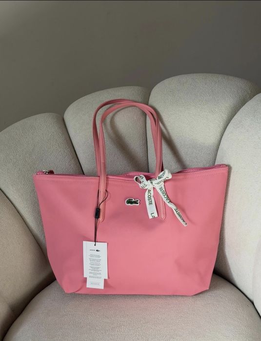 Bolsa da Lacoste rosa