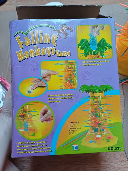 Gra falling monkeys spadające małpy