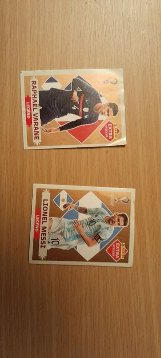 Raphaël Varane bronze e Lionel Messi bronze