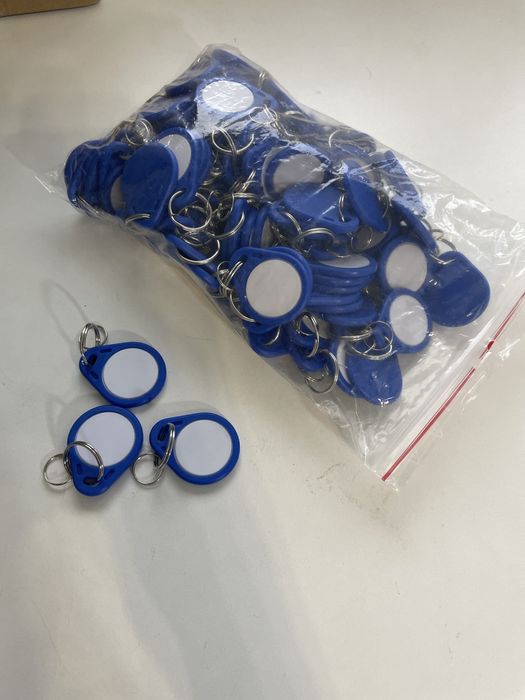 Breloki RFID 125 kHz – komplet 100 sztuk
