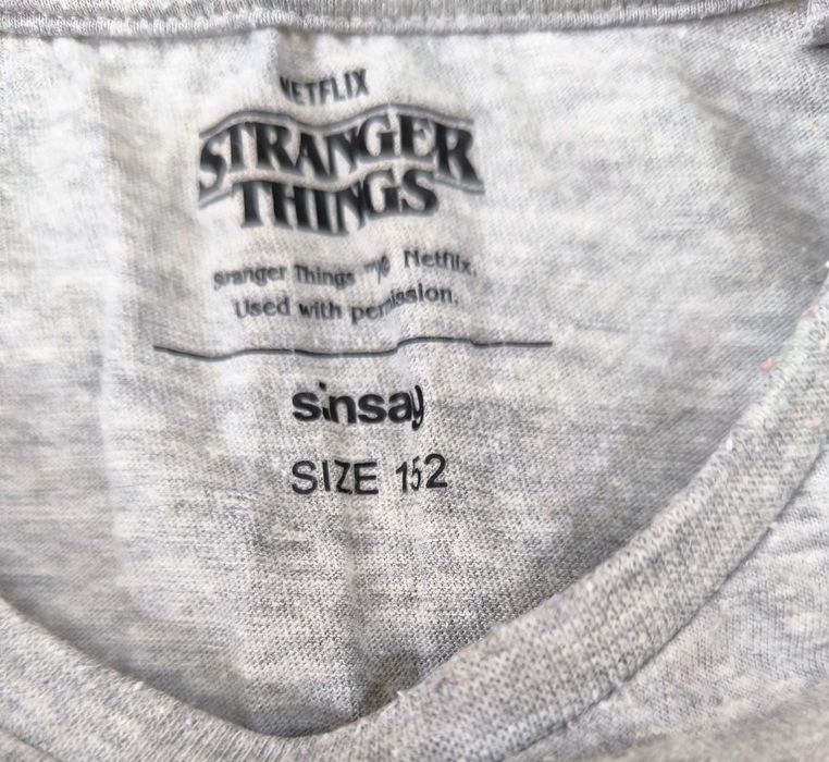 Sinsay, piżama dla chłopca, Stranger Things, rozm 152