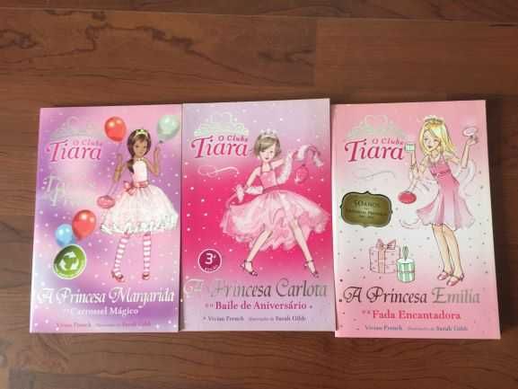 Livros da Barbie, princesas e fadas